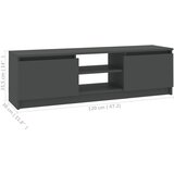 TV ormarić sivi 120 x 30 x 35,5 cm od konstruiranog drva | shoptok.hr