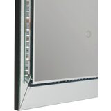 XORA STENSKO OGLEDALO, 60/160/7 cm steklo, leseni material | Shoptok.si