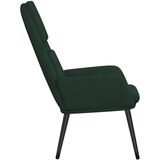  Stolica za opuštanje od tkanine tamnozelena | shoptok.hr