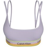 Calvin Klein Jeans Triangel / Brez opore Unlined Bralette Vijolična Cene