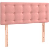  Krevet box spring s madracem LED ružičasti 100x200cm baršunasti | shoptok.hr