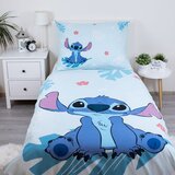 Jerry Fabrics Plava pamučna dječja posteljina za krevet za jednu osobu 140x200 cm Lilo and Stitch "Blue" – | shoptok.hr