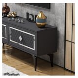 Hanah home tv polica arel anthracite silver