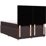  Krevet s oprugama i madracem tamnosmeđi 160x200 cm tkanina | shoptok.hr