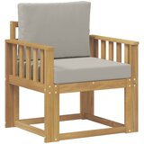  2 Komad Set vanjskih sofa Poliester Bijela i svijetlosiva | shoptok.hr