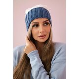 Kesi marka niezdefiniowana Cap with fleece Paris K212 white+jeans | Shoptok.si
