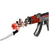 AK47 puška na baterije oružje rekvizit nož dimni efekt svjetla zvukovi | shoptok.hr