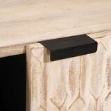  Kreveta Finš bijelog pranja 90 x 33 5 x 75 cm Čvrsto drvo manga | shoptok.hr
