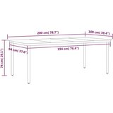  9-dijelni vrtni blagovaonski set crni | shoptok.hr
