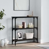  Konzolni stol crni 75 x 22 5 x 75 cm od konstruiranog drva | shoptok.hr