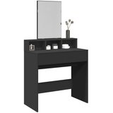  Toaletni stolić s ogledalom crni 80 x 41 x 144,5 cm | shoptok.hr
