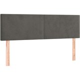  LED uzglavlje tamnosivo 144x5x78/88 cm baršunasto | Eponuda.com