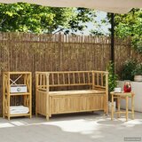  Klupa za vrtno skladištenje 110 x 47 x 80 cm Bambus Prirodna | shoptok.hr