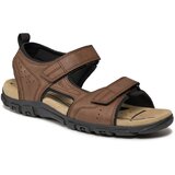 Geox Sandali Uomo Sandal Strada U4524B 000ME C6006 Dk Brown Cene