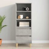  Visoka komoda boja betona 40 x 36 x 110 cm konstruirano drvo | shoptok.hr