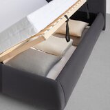 Mömax Oblazinjena Postelja Biern, Antracit, 180x200 | Shoptok.si