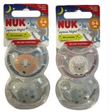  Nuk Silikonska Duda Space Night, Velikost 1, 2 Kosa, (21953345) | Shoptok.si