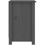  Noćni ormarić sivi 40x35x55 cm od masivne borovine | shoptok.hr