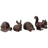Esschert Design Kovinske vrtne figurice v kompletu 4 ks Animals – | Shoptok.si