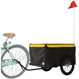  Teretna prikolica za bicikl crno-žuta 45 kg željezna | shoptok.hr