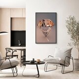  Slika - Costly Diamond (1 Part) Vertical 80x120 U crnom drvenom okviru | shoptok.hr