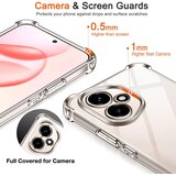 Techsuit Shockproof Clear Silicone prozirna maskica otporna na udarce za Honor 400 Pro | shoptok.hr