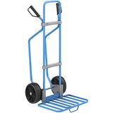 eurokraft pro voziček za prevoz vreč z drsnimi sanmi, modre barve, nakladalna površina za pakete šxg 430 x 450 mm, modre barve, z ročajem, kolesa iz p Cene