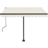  Tenda na ručno uvlačenje s LED svjetlom 350 x 250 cm krem | shoptok.hr