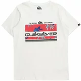 Quiksilver Funkcionalna majica 'TROPICAL RAINBOW' svetlo modra / svetlo rdeča / črna / bela