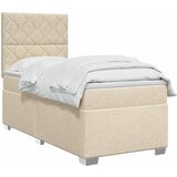  Boxspring krevet s madracem Krem 80 x 200 cm Tkanina | shoptok.hr