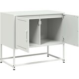 vidaXL TV omarica bela 68,5x39x60,5 cm jeklo | Shoptok.si