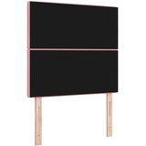  LED glava kreveta s LED trakama Ružičasta 90 cm Baršun | shoptok.hr