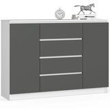 AKORD KOMODA K140 2D 4SZ CLP BELO / SIVO, (21703277) Cene