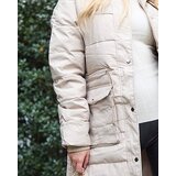 Resti Ladies' beige long winter jacket with synthetic insulation - Clothing | Eponuda.ba