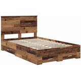  Krevetna konstrukcija Staro drvo 120 x 190 cm Konstruirano drvo | shoptok.hr