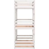  Trostruki krevet na kat bijeli 75x190 cm od masivne borovine | shoptok.hr