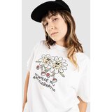 Petals and Peacocks Celebrated T-shirt white Cene