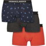 Urban Classics Men's Boxer Shorts 3-Pack Birds/Grey/Orange Cijene