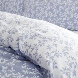 Bianca Modra 3-delna posteljnina za zakonsko posteljo/podaljšana iz bombažnega perkala 230x220 cm Shadow Leaves – | Shoptok.si