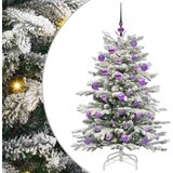  Umjetno božićno drvce s nogom Bijelo 120 cm PE i PVC | shoptok.hr