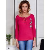 Factory Price Blouse-PL-BZ-1415.04-fuchsia | Shoptok.si