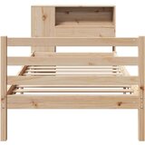 vidaXL Krevet s regalom za knjige bez madraca 100 x 200 cm od borovine | shoptok.hr