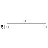  led fluorescentna cev T8 G13/9W/230V 6500K 60 cm | Eponuda.com