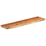  Stenska polica 120x30x3,8 cm pravokotna akacija naraven rob, (5000268565) | Shoptok.si