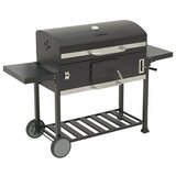 KINGSTONE KMS Roštilj na drveni ugljen Black Angus Maxi (Površina za pečenje (Š x D): 92 x 43 cm, Crne boje) cijene
