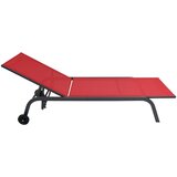 Ambia Garden Vrtni Ležalnik Sonlas, Rdeča | Shoptok.si