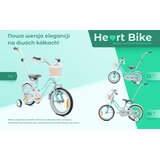  Dječji bicikl 16" Heart Bike tirkizni | shoptok.hr
