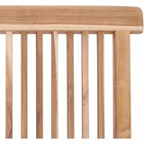  Sklopiva Vrtna Stolica 2 kom. Prirodna Čvrsto teak drvo | shoptok.hr