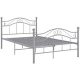 Maison Chic Posteljni okvir - Dvoposteljna postelja - Zakonska postelja siv kovinski 120x200 cm-J15108, (21759570) | Shoptok.si