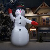 vidaXL Božični napihljiv snežak LED IP44 600 cm XXL | Shoptok.si